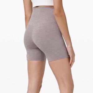 lululemon Align 6” short Heathered Lunar Rock size 6